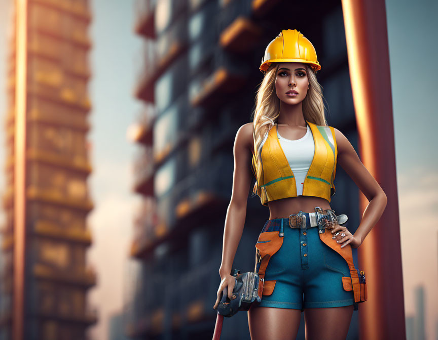 Best of Hot female construction worker