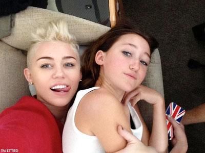 Best of Miley cyrus lesbian porn