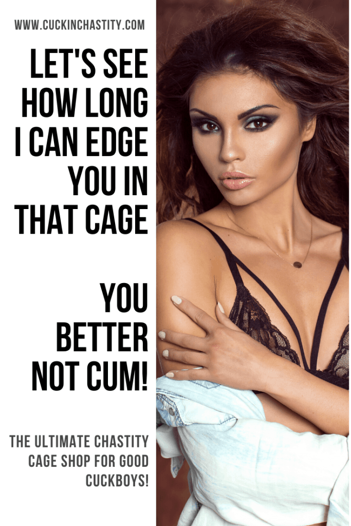 caroline vasquez recommends Femdom Chastity Captions