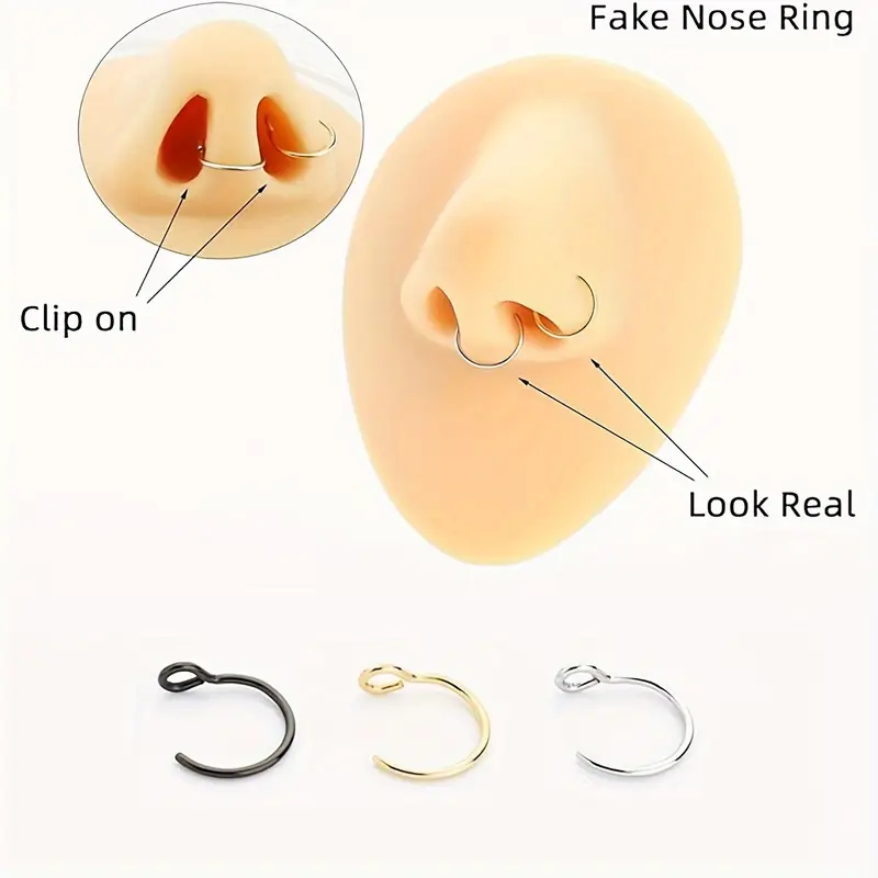 Best of Fish hook nose ring