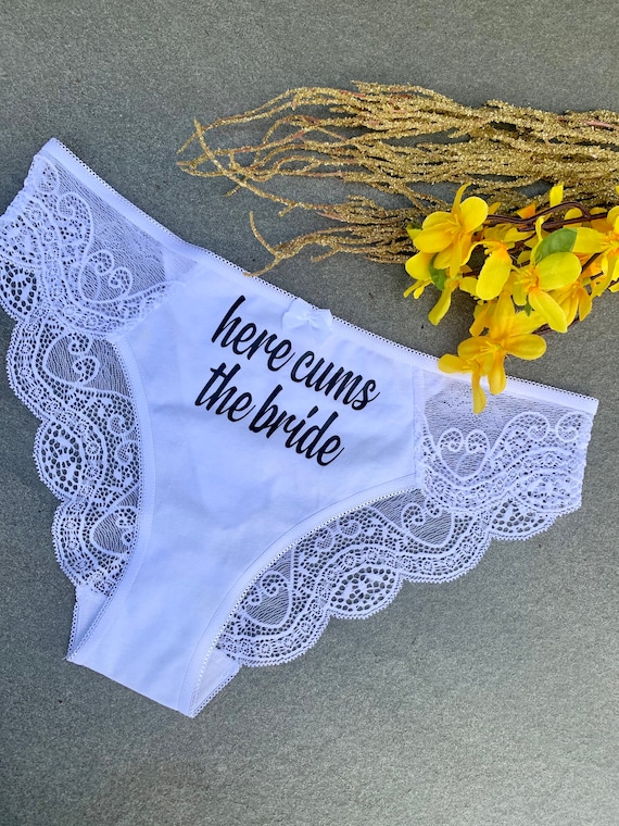 Funny Panties For Bride sm party