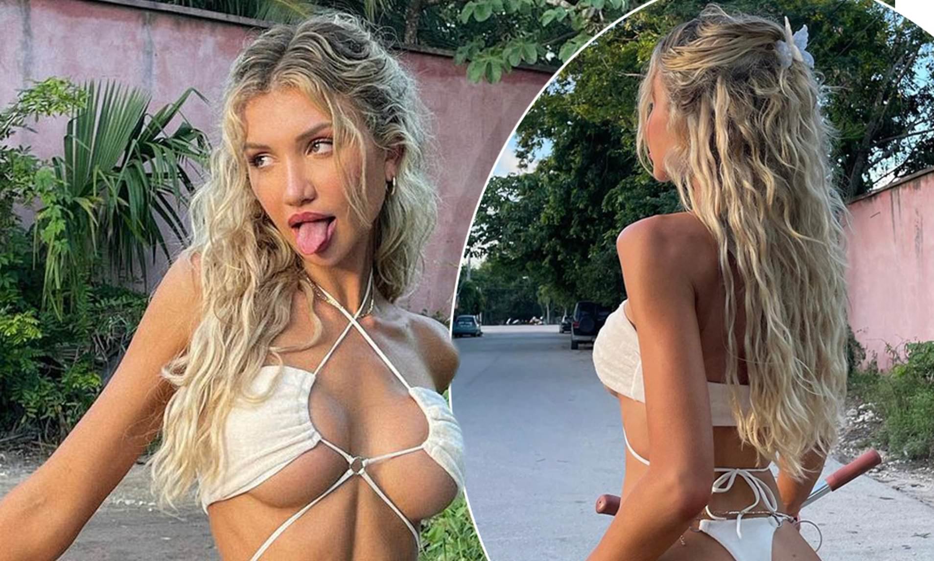 ather rashid recommends gabby epstein boob job pic
