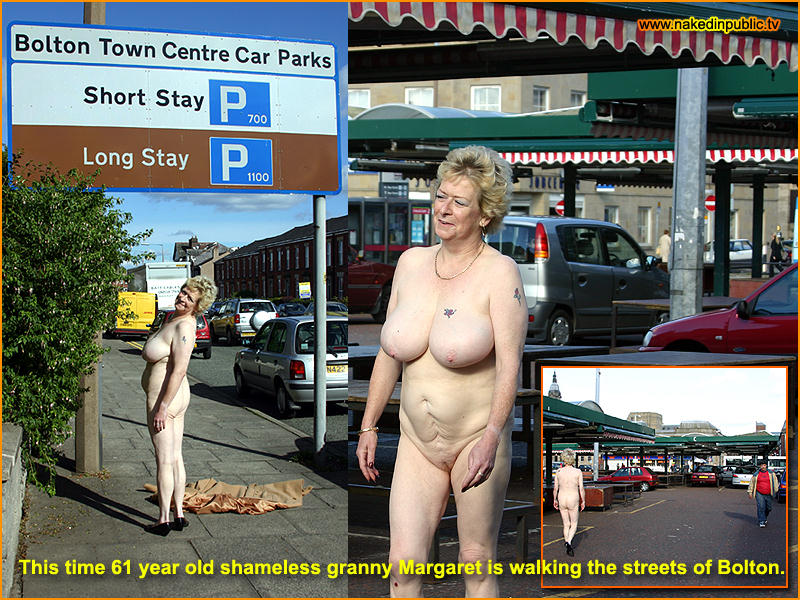 granny nude in public
