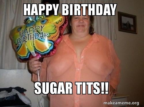 annette stringer add happy birthday meme boobs photo