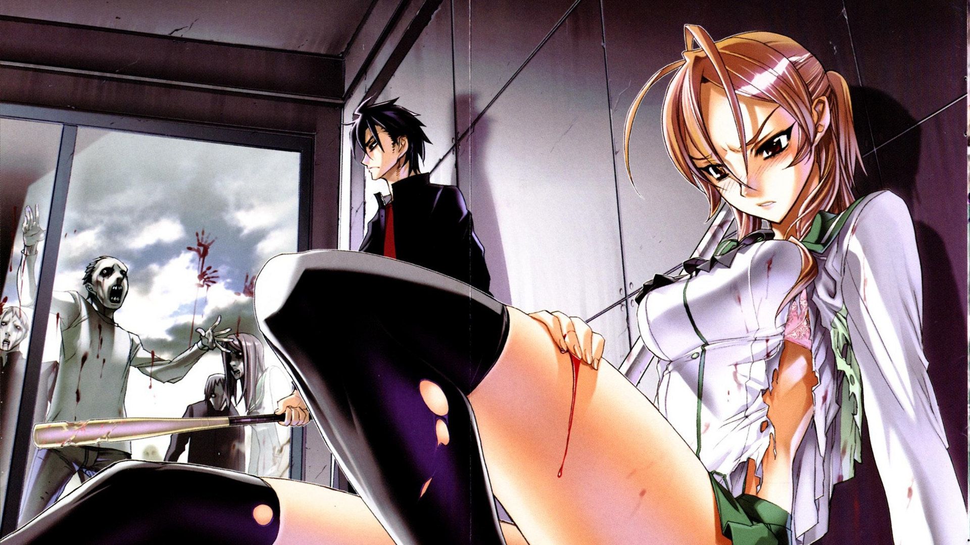 Best of Highschool of the dead fanservice