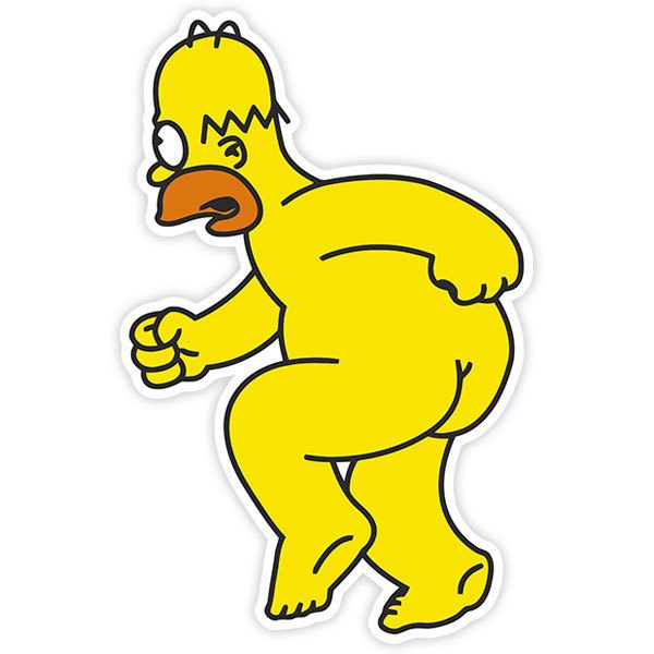 Homer Simpson Naked nakne norske