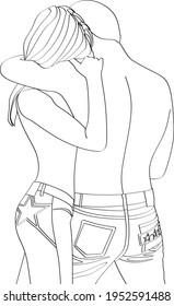 Hot Couple Drawing in friday