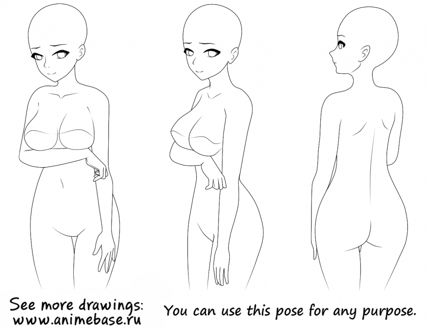 how to draw anime girl boobs