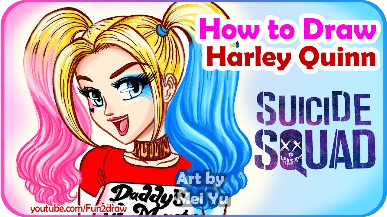 dea sam recommends How To Draw Anime Harley Quinn