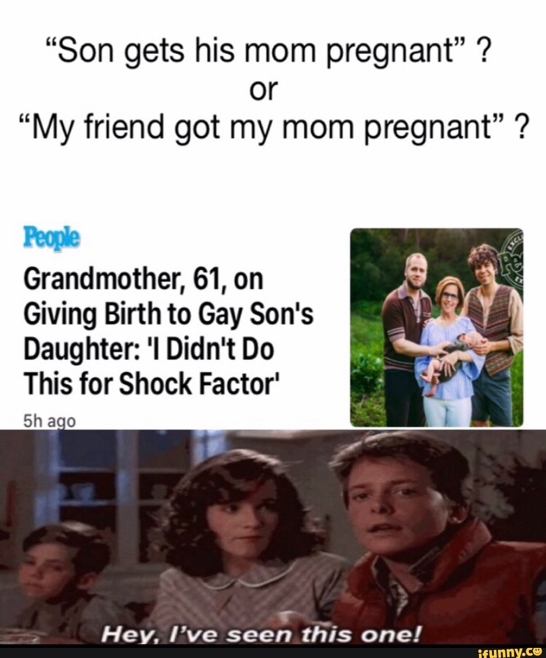 i got my friends mom pregnant