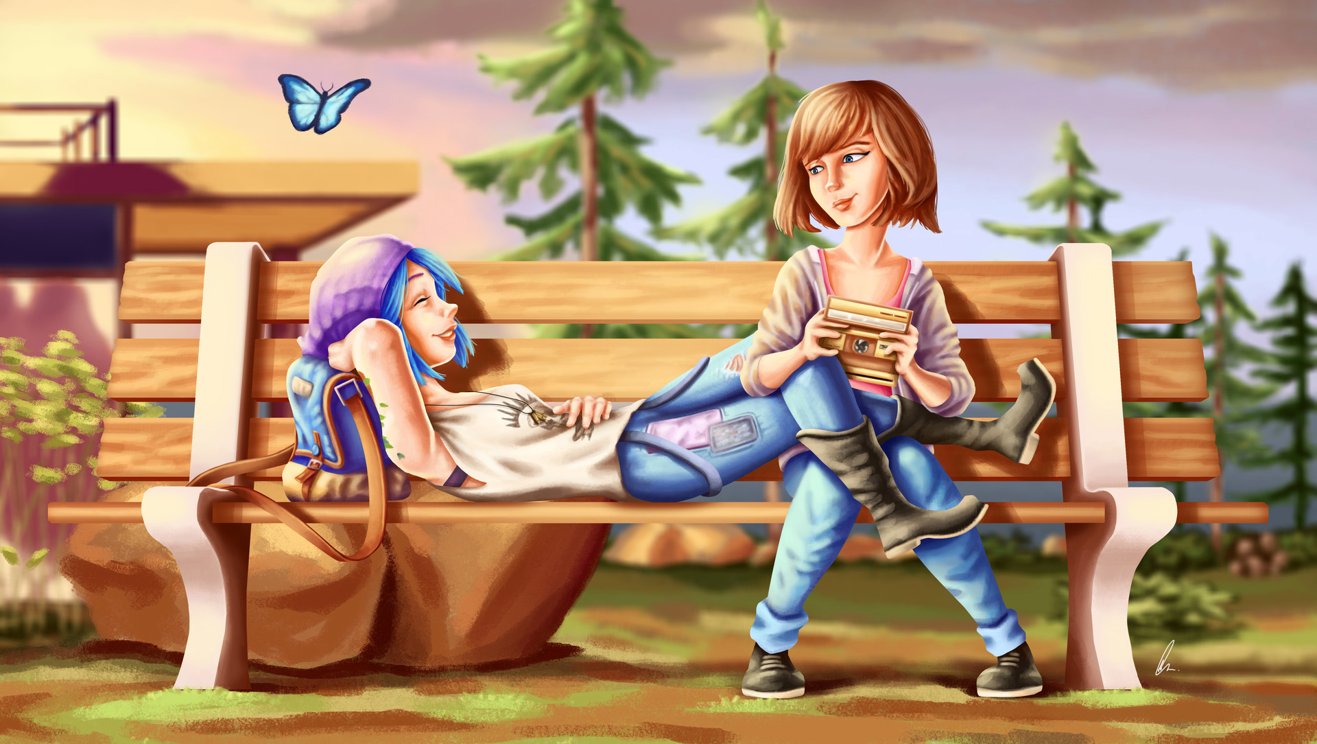 Best of Life is strange fan art max and chloe