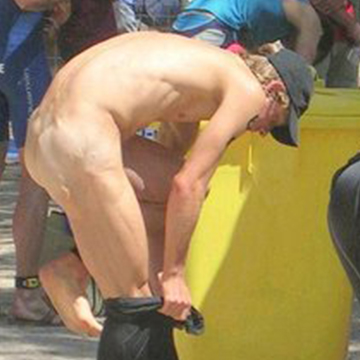 Men Caught Naked In Public outdoors dessert