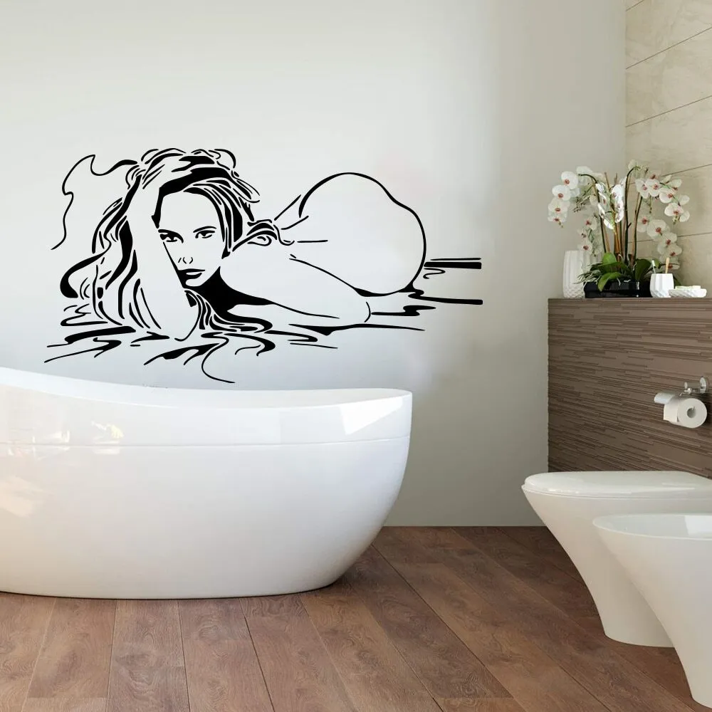 naked lady in bathroom