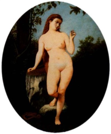 naked lady with snake