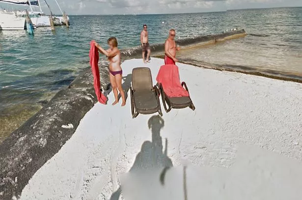 naked women on google maps
