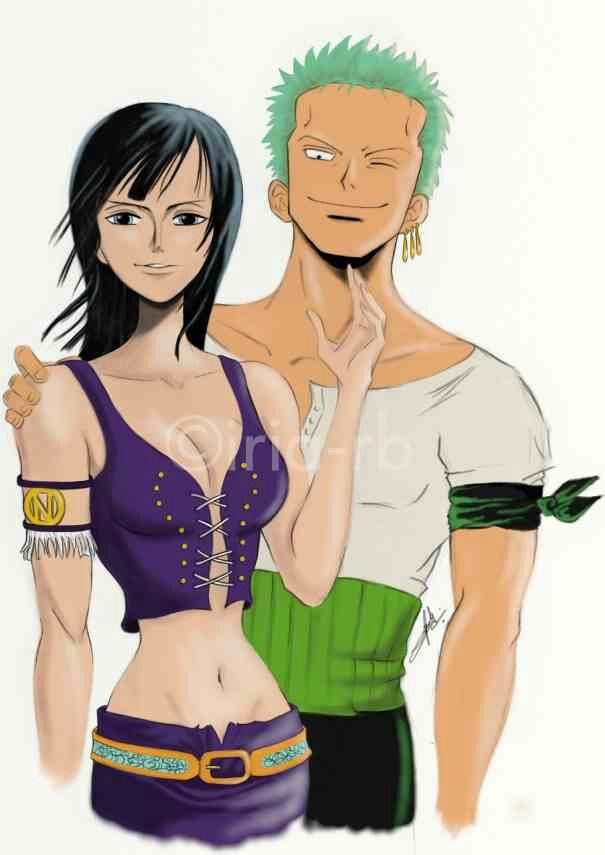 Nico Robin And Zoro billig underty