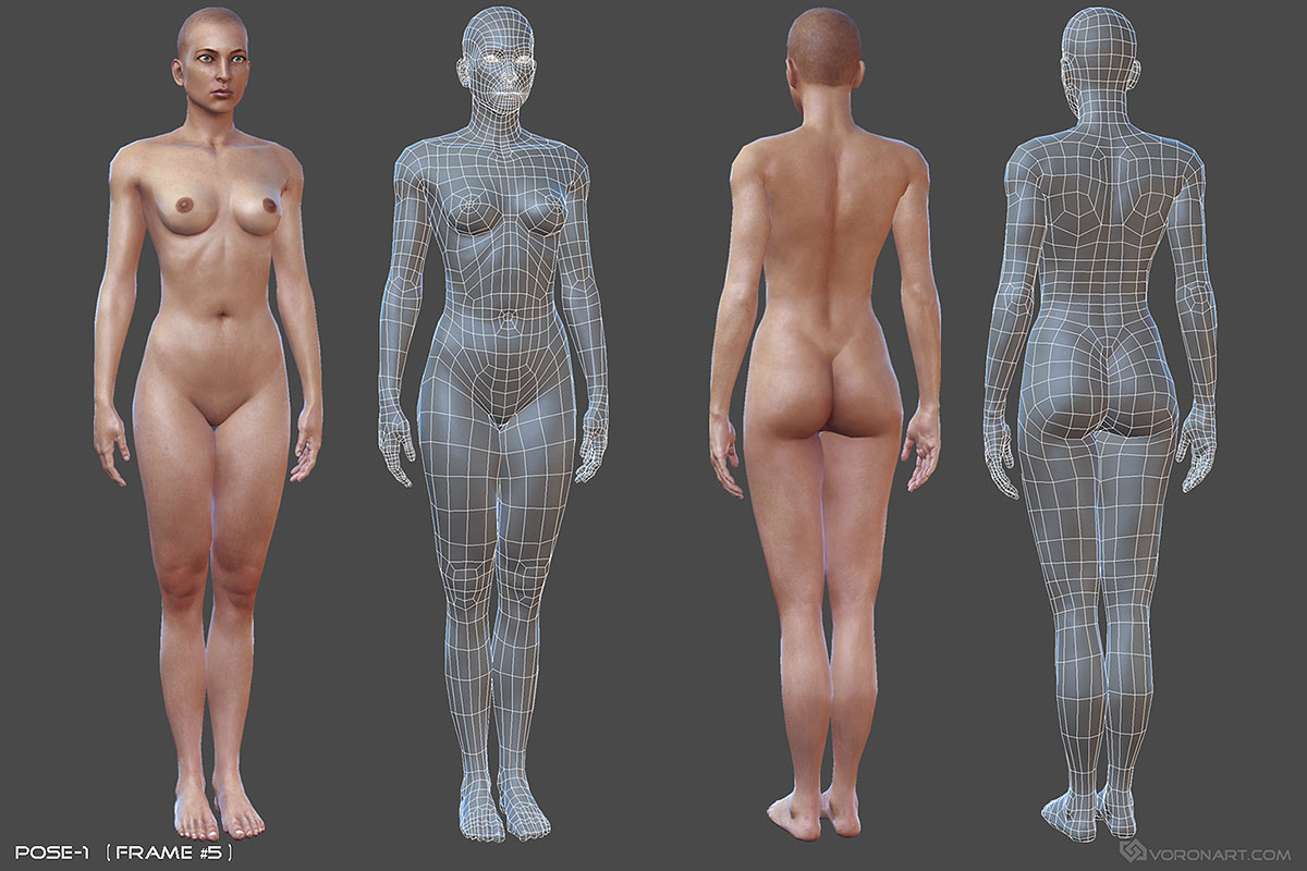 Nude 3d Model peep porn