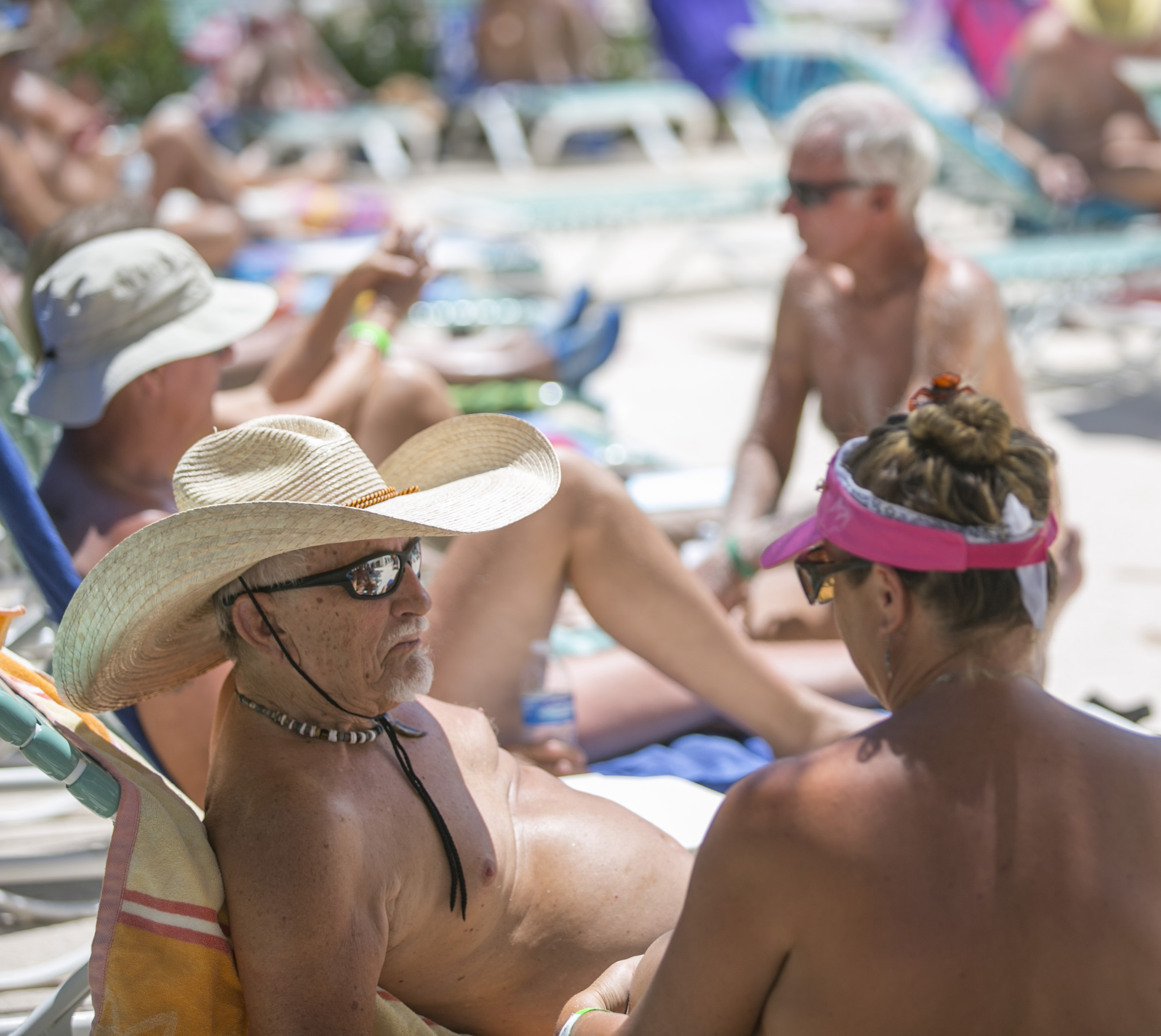 Nudist Colony Playing Games in toscana