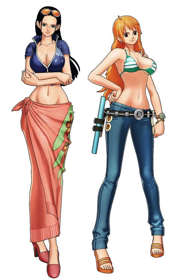 One Piece Nami Robin spots meeting