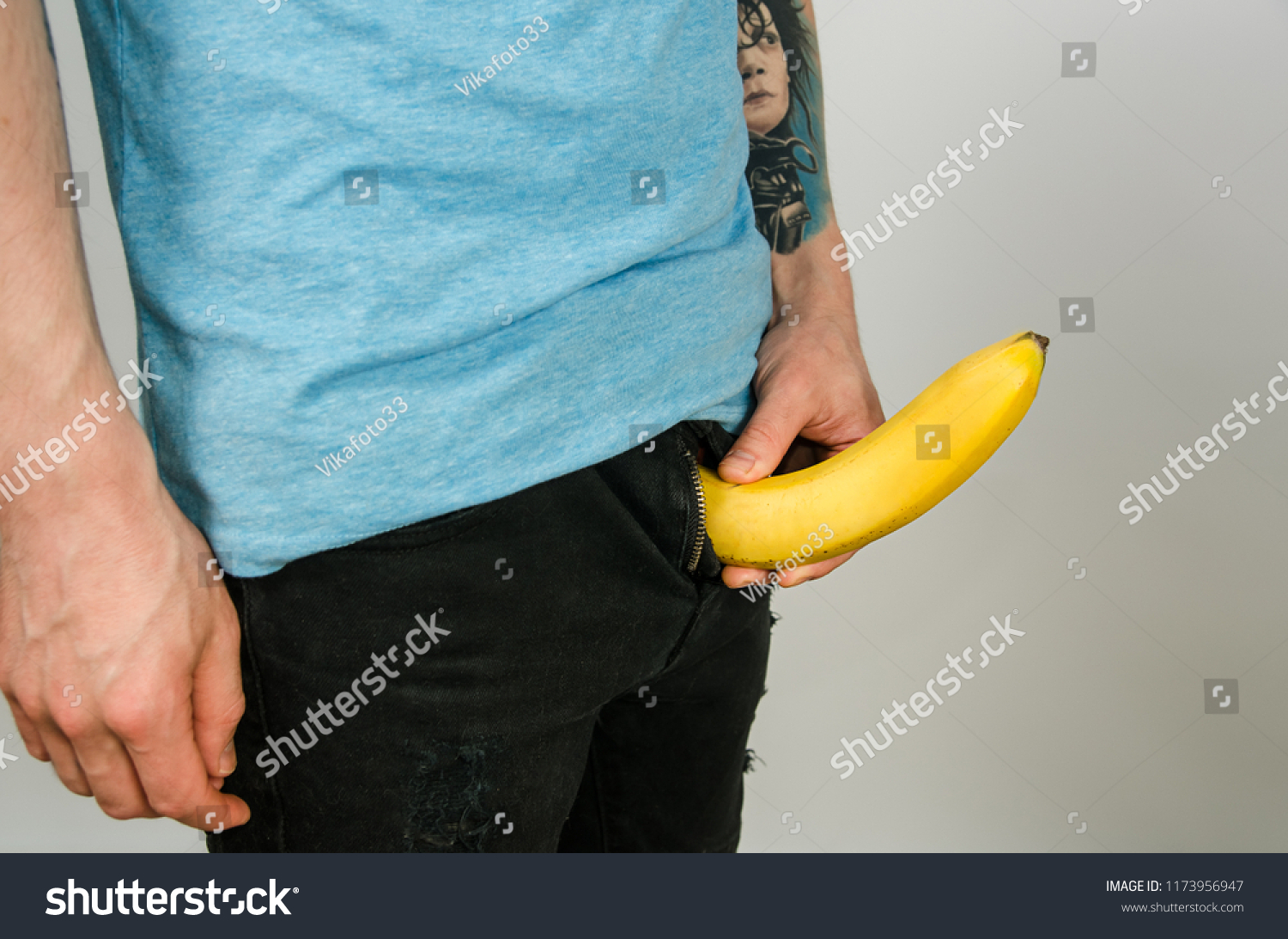 penis sticking out of pants