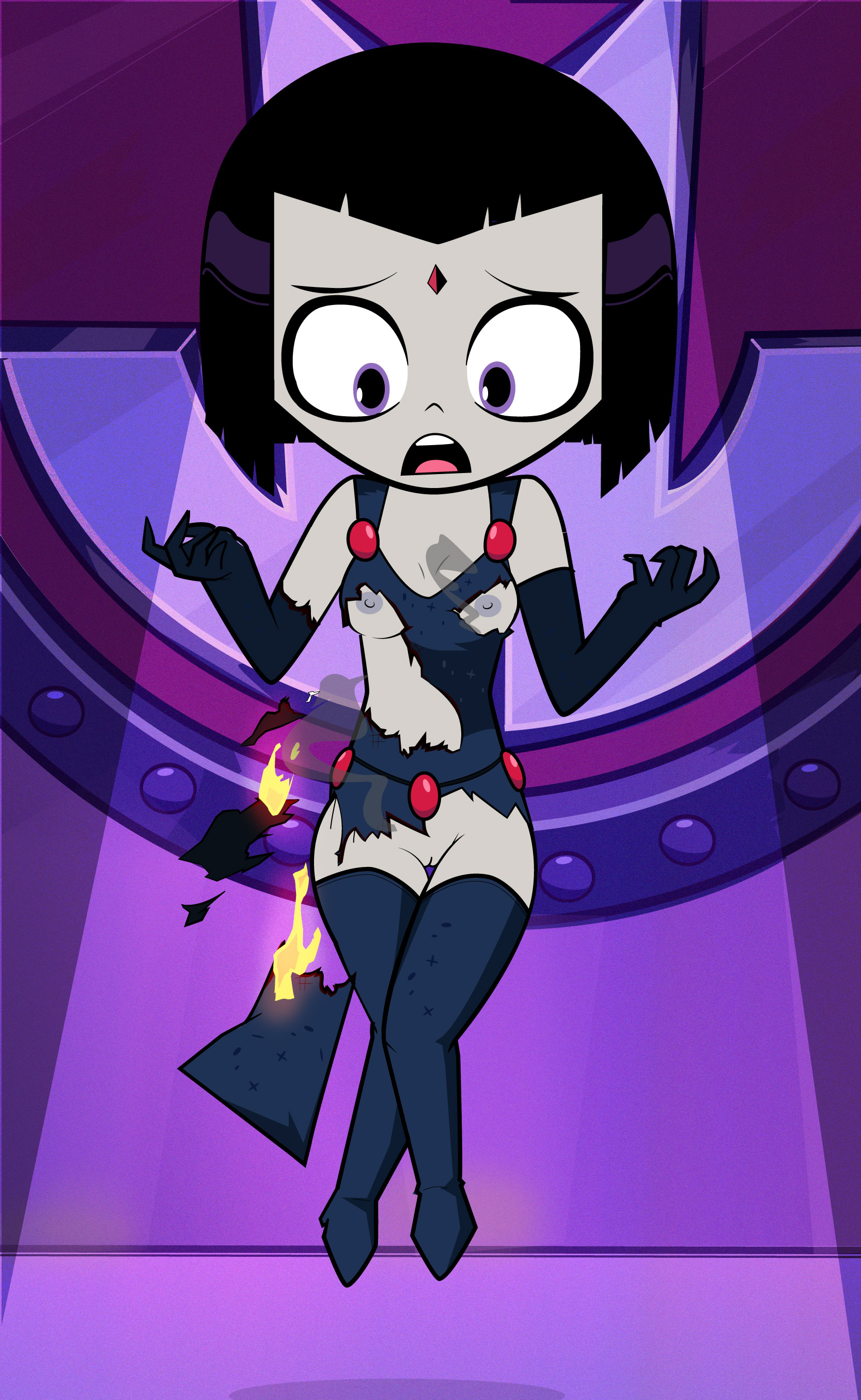 Best of Raven teen titans go naked