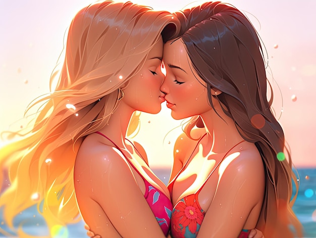 donna yip recommends sexy anime lesbians pic