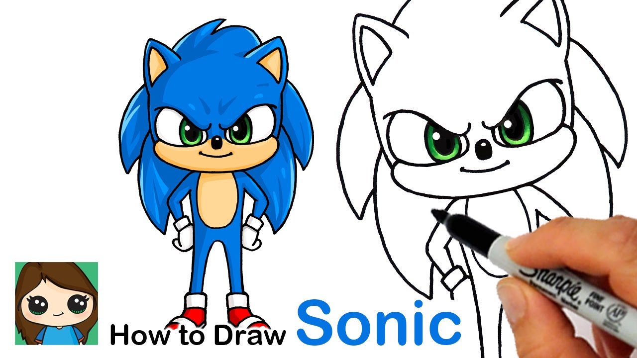 Sonic The Hedgehog Pictures To Draw anal work