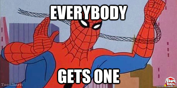 amber m brown recommends spiderman everybody gets one gif pic