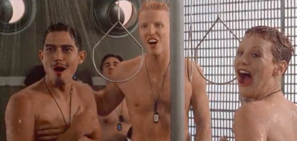 adam stella add starship troopers shower scene video photo