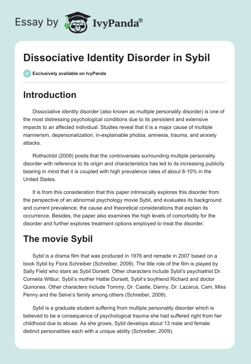 sybil movie 2007 online