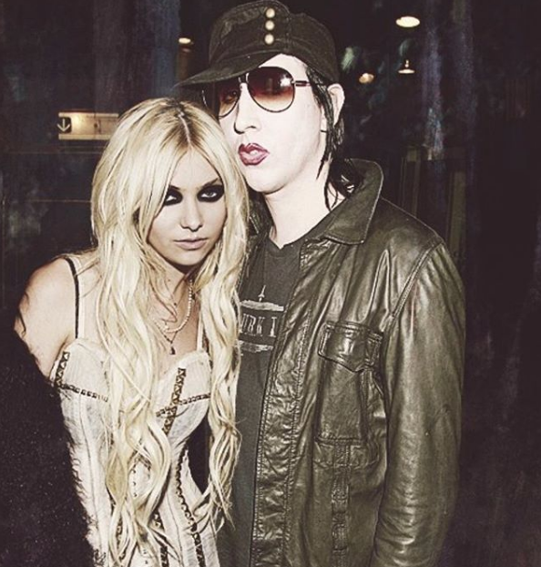cathy laszewski recommends taylor momsen and marilyn manson pic