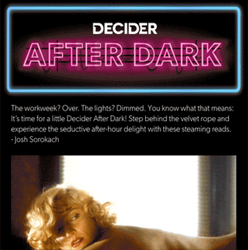 The Decider After Dark asian mistress