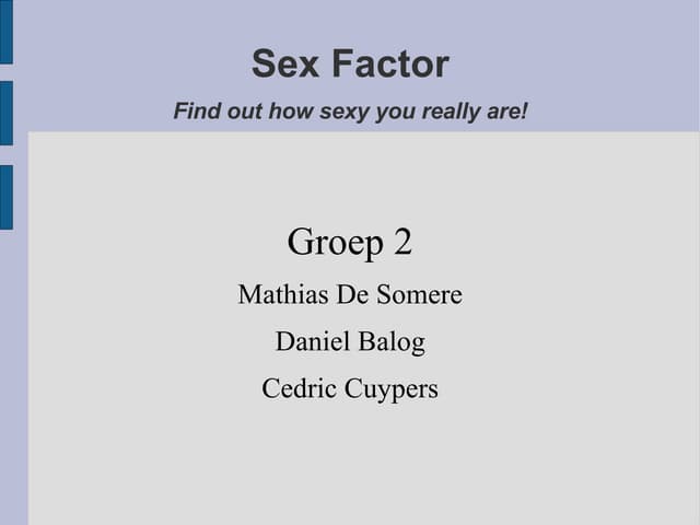 annie schell recommends the sex factor 2 pic