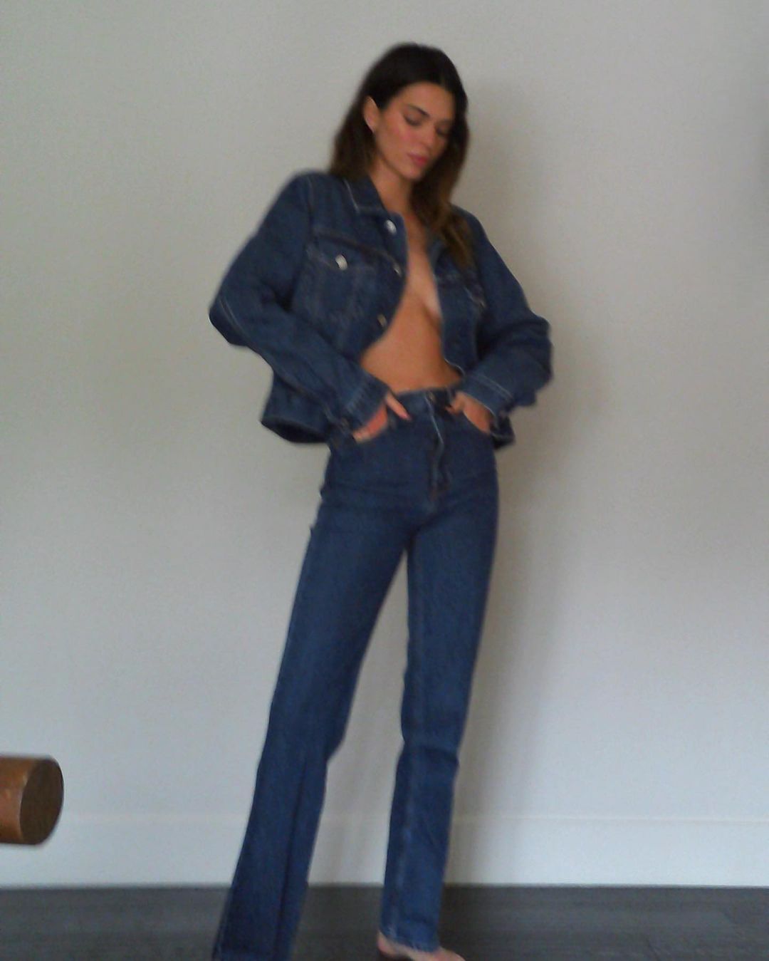 arlene tocmo recommends topless in denim pic