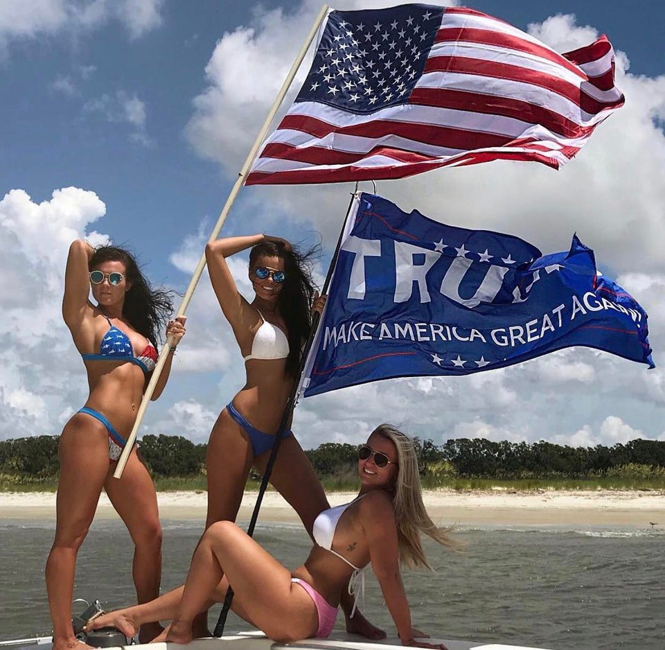 daniel kaptein add trump bikini girls photo