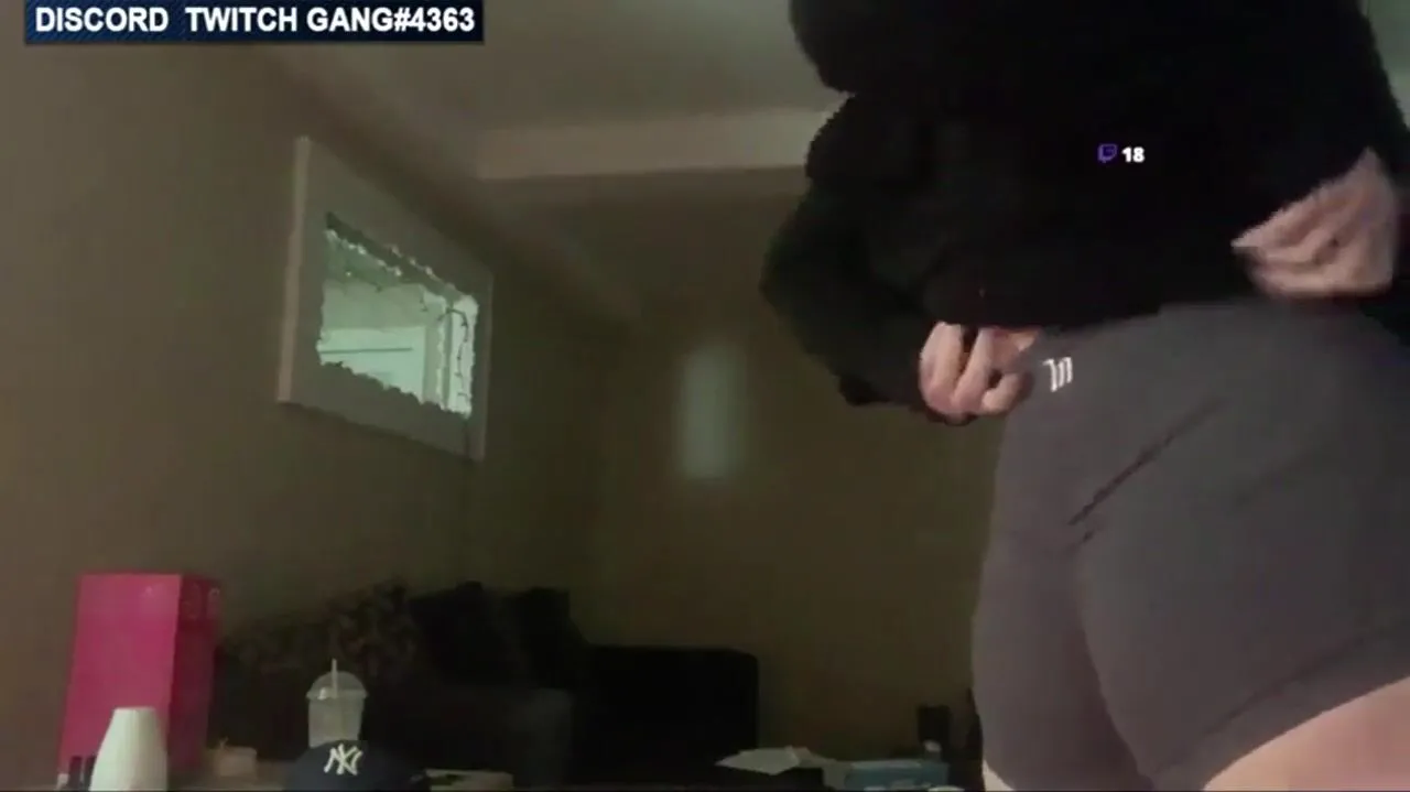 twitch streamer flashes tits
