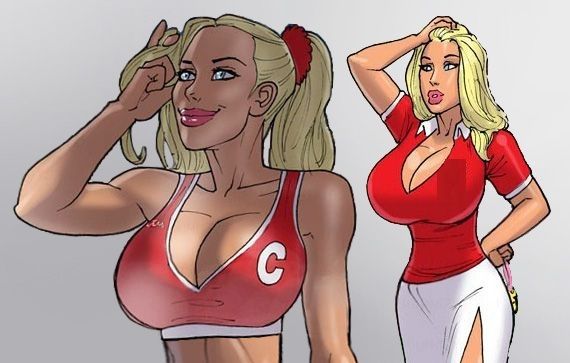 cindy shead recommends Two Hot Blondes Comic