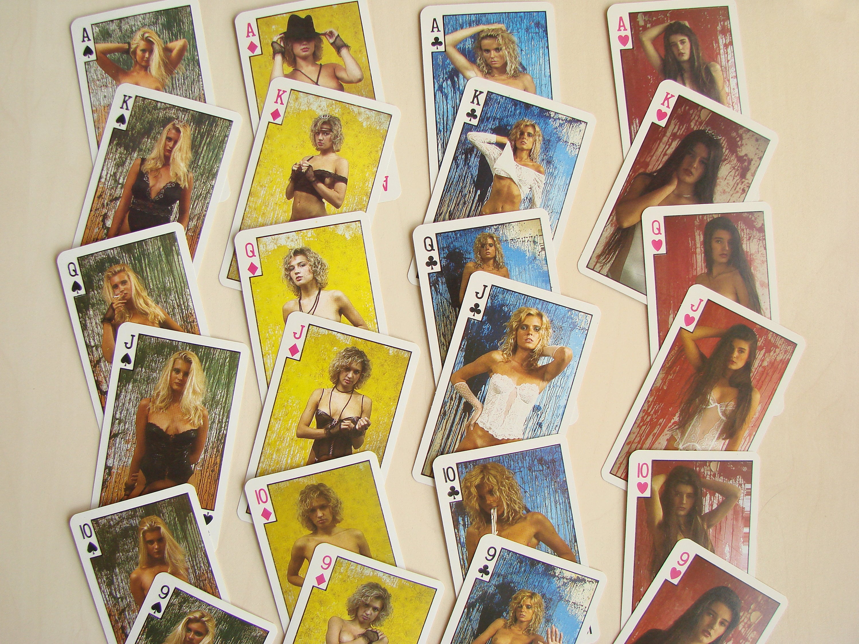 vintage porn playing cards
