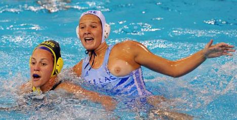 deborah bunting recommends water polo boob slip pic