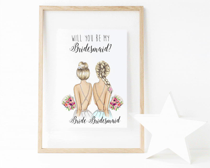 Best of Will you be my bridesmaid gif