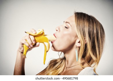 Best of Woman eating banana picture