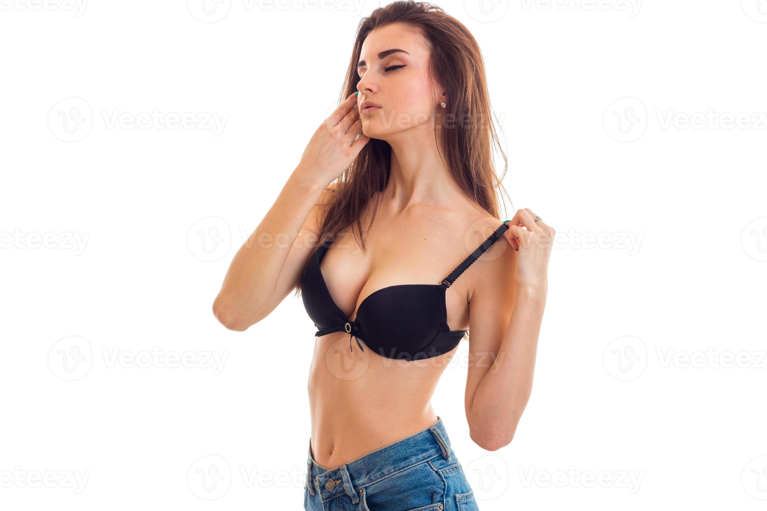 women taking of bras