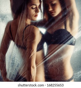 chantal mathews share women taking showers together photos